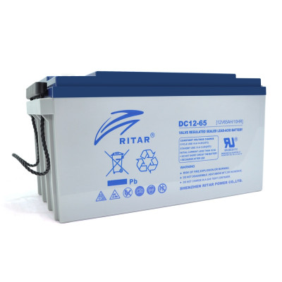 Аккумуляторная батарея Ritar 12V 65AH (DC12-65/07605) AGM