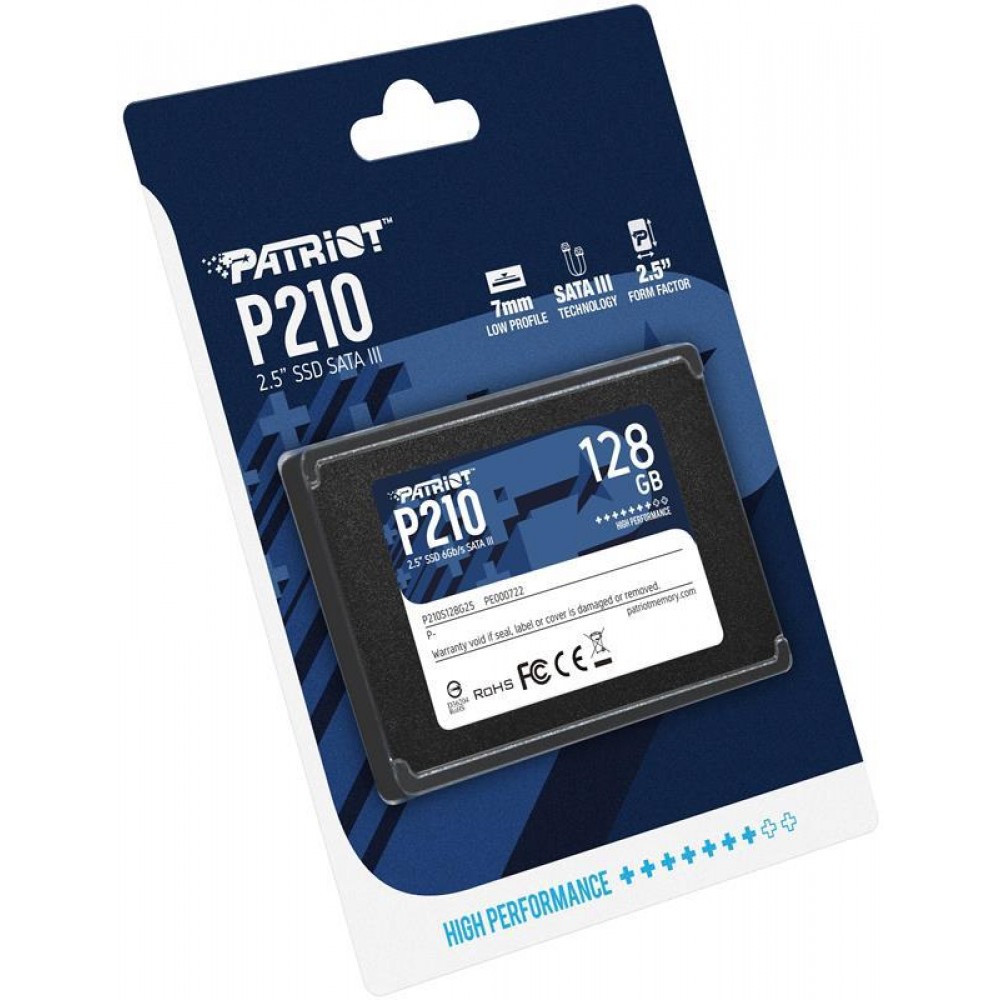 Накопитель SSD 128GB Patriot P210 2.5" SATAIII TLC (P210S128G25)