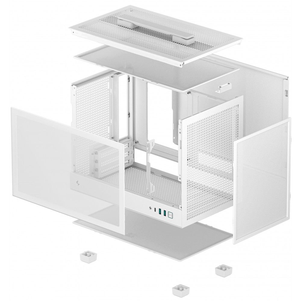 Корпус DeepCool CH160 White (R-CH160-WHNGI0-G-1) без БП