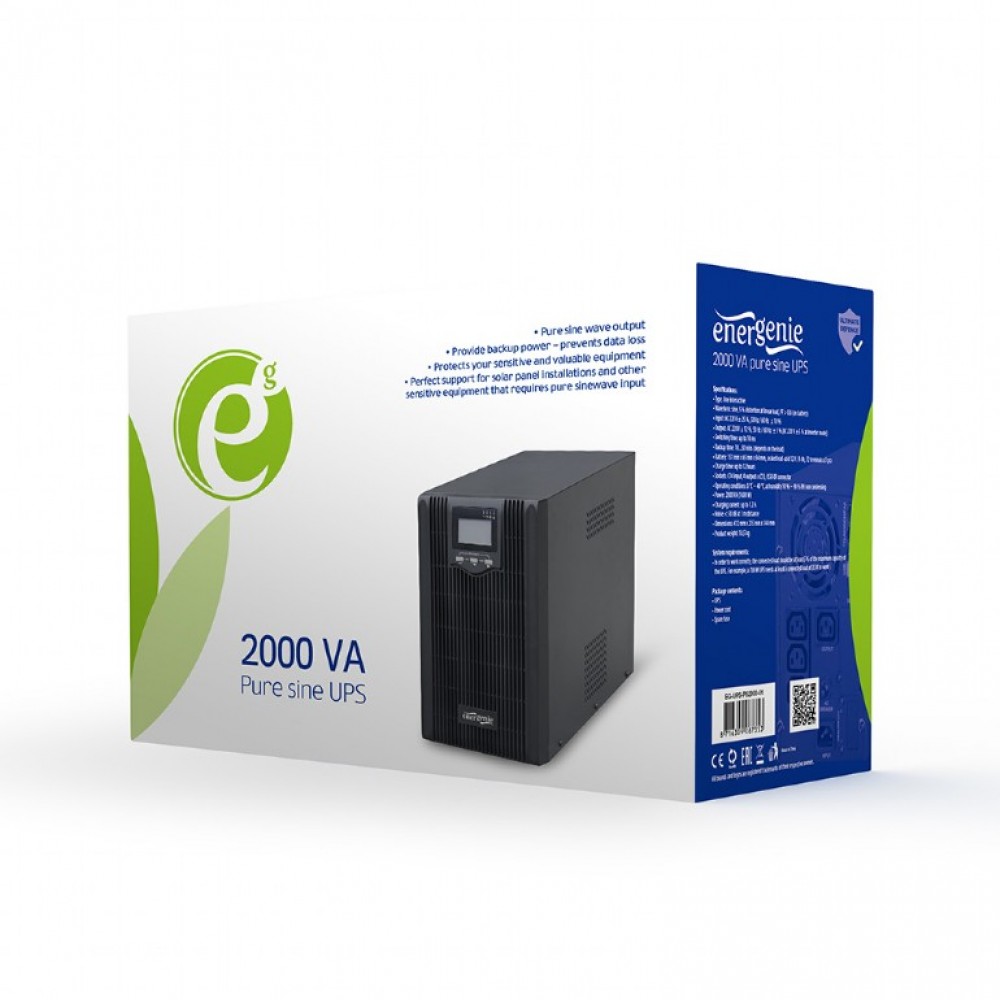 ИБП EnerGenie EG-UPS-PS1000-01 1000VA