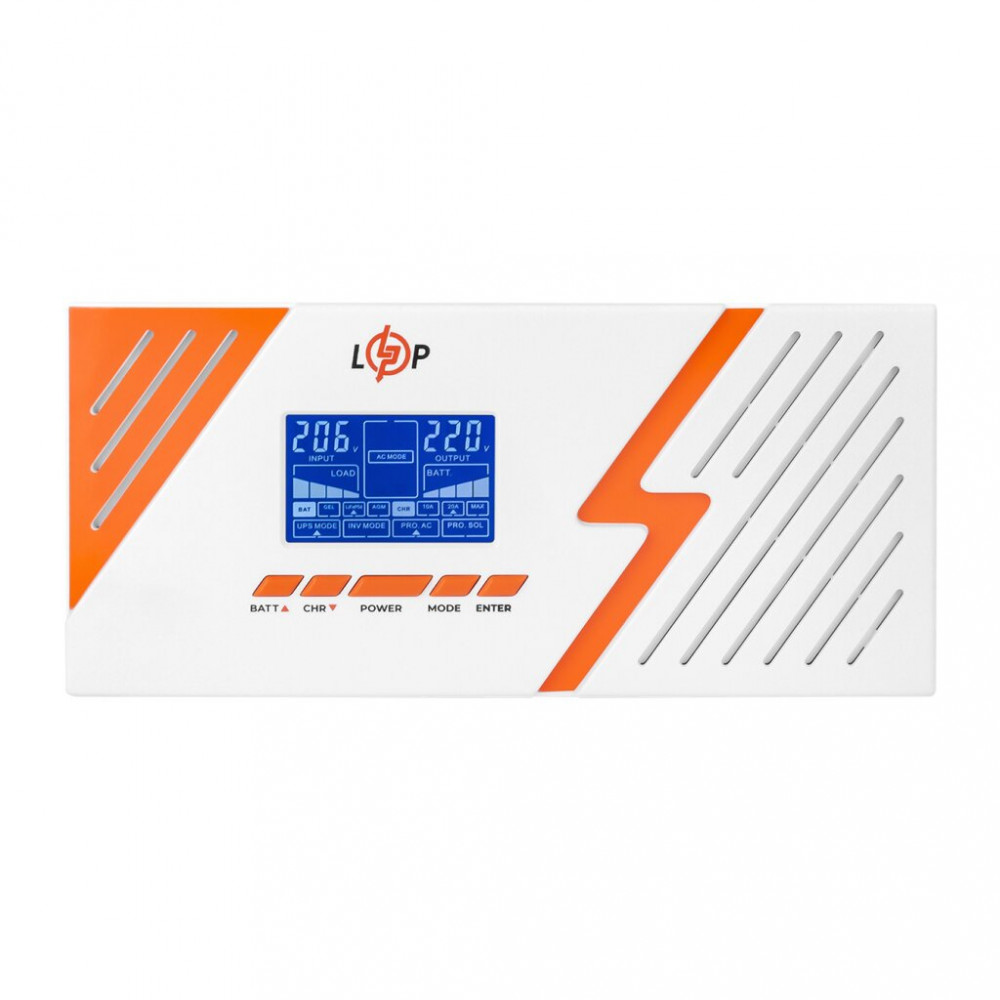 Источник бесперебойного питания LogicPower LPM-PSW-1500VA (1050 Вт) White