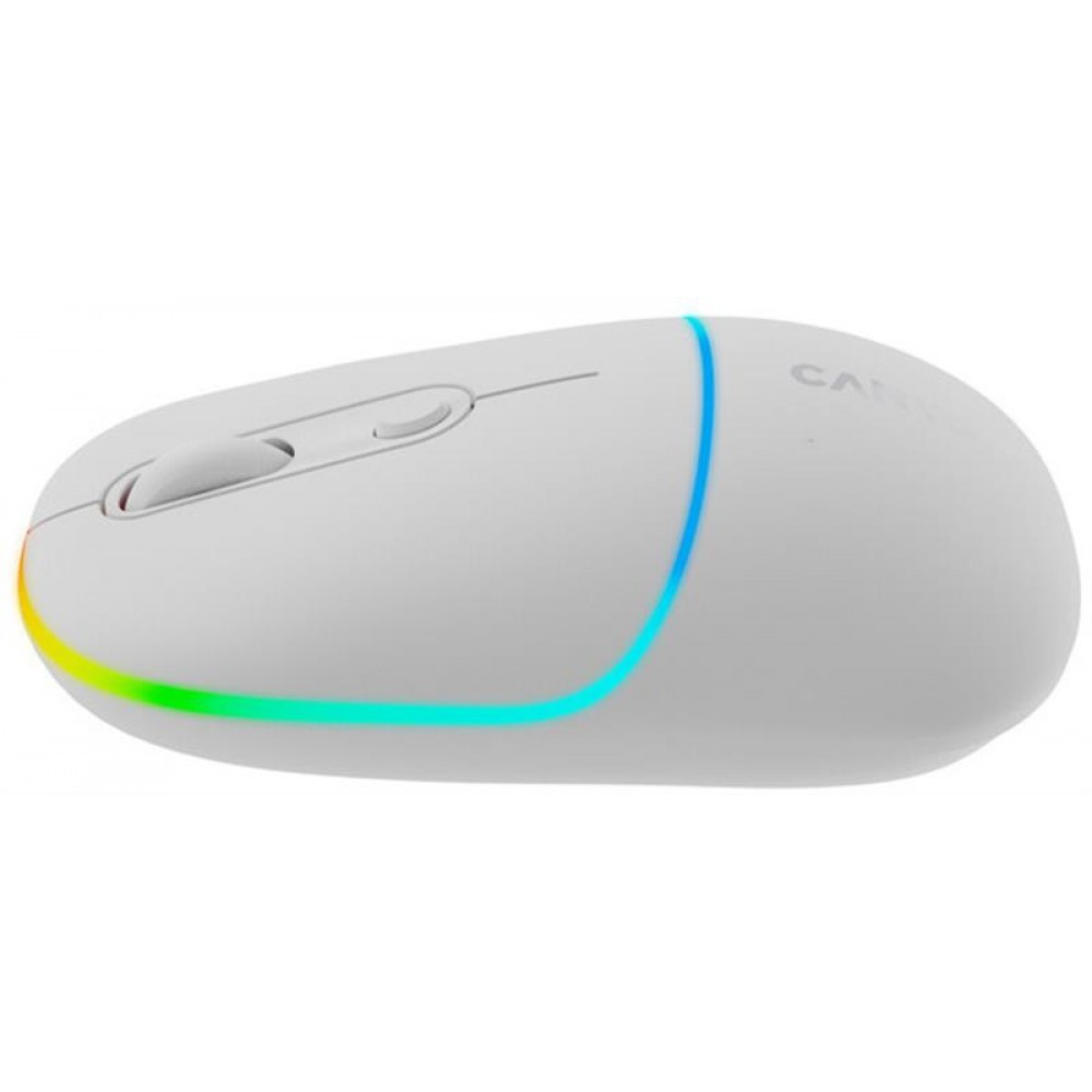 Миша бездротова Canyon MW-22 Dual Band RGB Wireless Snow White (CNS-CMSW22SW)