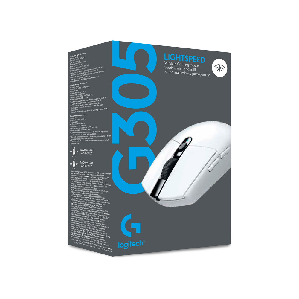 Мышь беспроводная Logitech G305 White (910-005291)