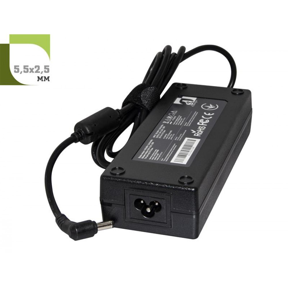 Адаптер питания 1StCharger для ноутбука Asus 19V 120W 6.32A 5.5х2.5мм (AC1STAS120WB)