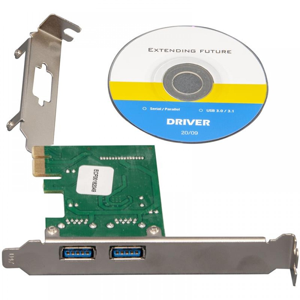 Контролер Frime NEC720202 (ECF-PCIEtoUSB004.LP) PCI-E-2xUSB3.0