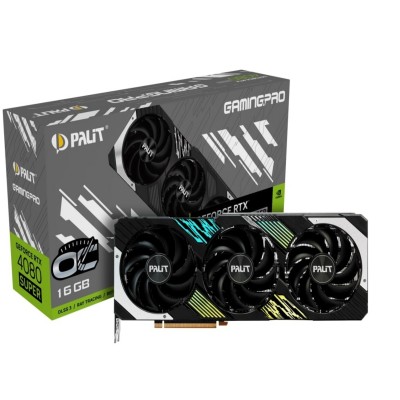 Відеокарта GF RTX 4080 Super 16GB GDDR6X GamingPro OC Palit (NED408ST19T2-1032A)