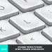 Клавиатура беспроводная Logitech MX Keys Mini Wireless Illuminated RU Pale Gray (920-010499)