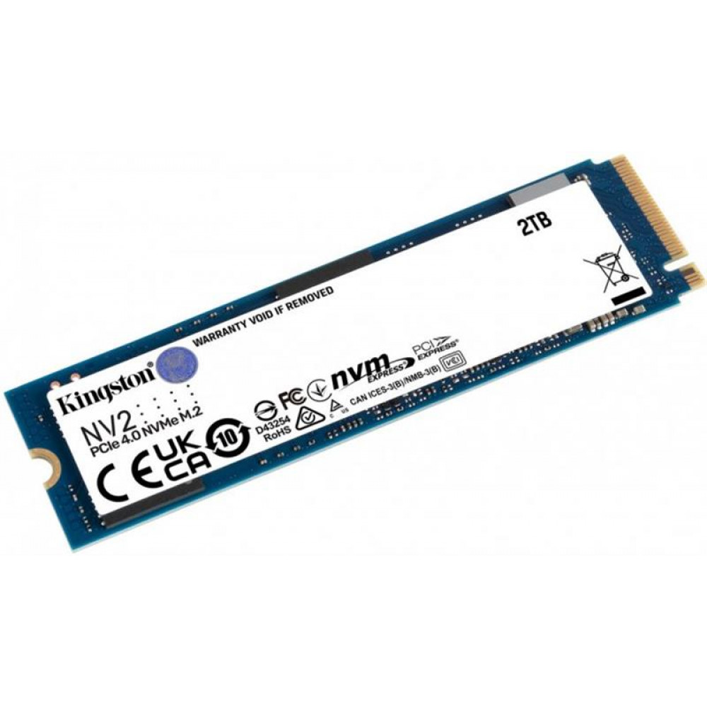 Накопитель SSD 2TB M.2 NVMe Kingston NV2 M.2 2280 PCIe Gen4.0 x4 (SNV2S/2000G)