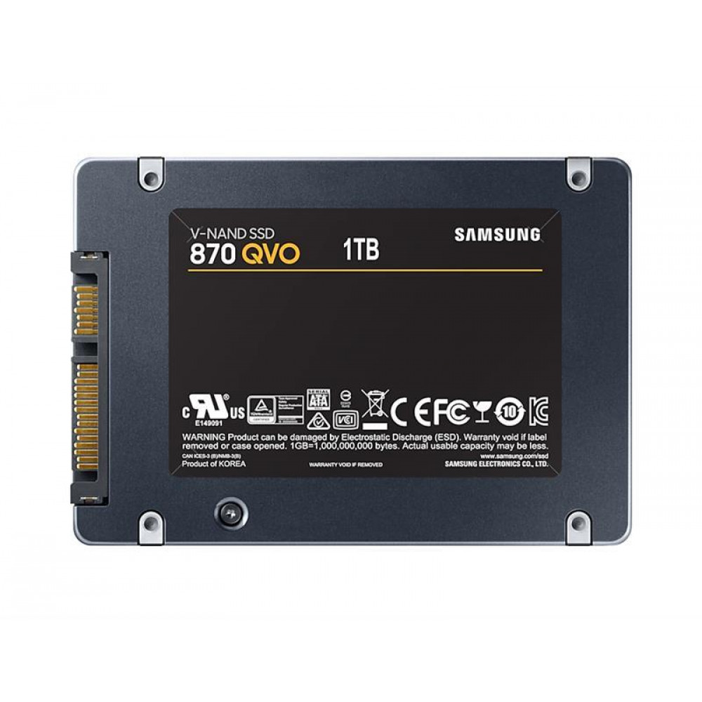 Накопичувач SSD 1ТB Samsung 870 QVO 2.5" SATAIII V-NAND MLC (MZ-77Q1T0BW)