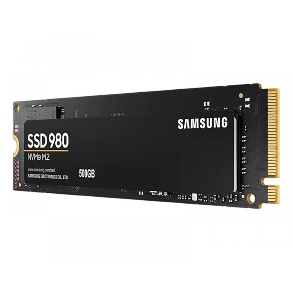 Накопитель SSD 500GB Samsung 980 M.2 PCIe 3.0 x4 NVMe V-NAND MLC (MZ-V8V500BW)