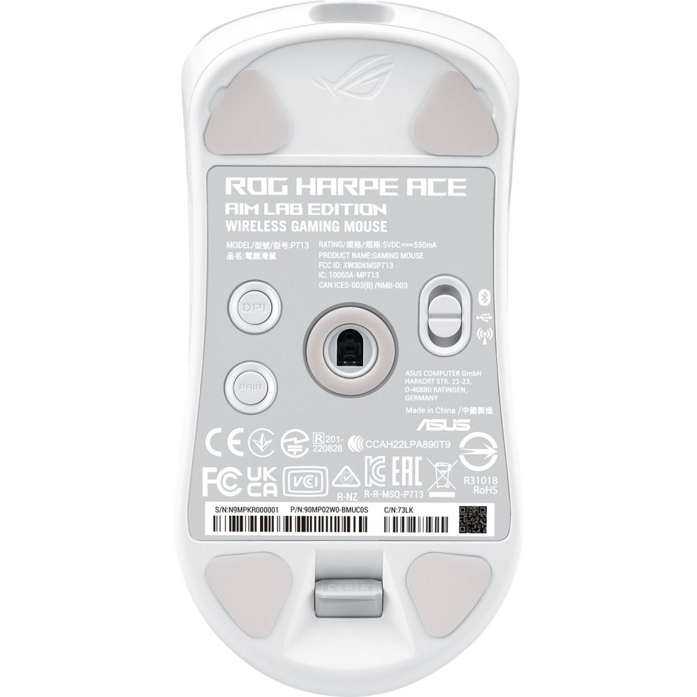 Мышь беспроводная Asus ROG Harpe Ace Aim Lab Edition White (90MP02W0-BMUA10)