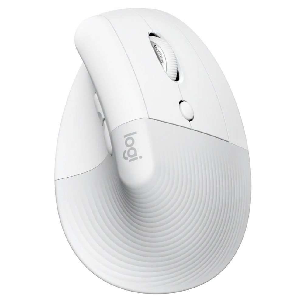 Мышь беспроводная Logitech Lift Bluetooth Vertical Ergonomic White (910-006496)