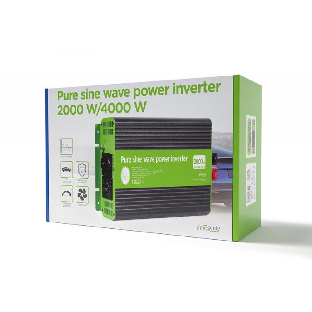 Інвертор напруги EnerGenie EG-PWC-PS2000-01 2000W