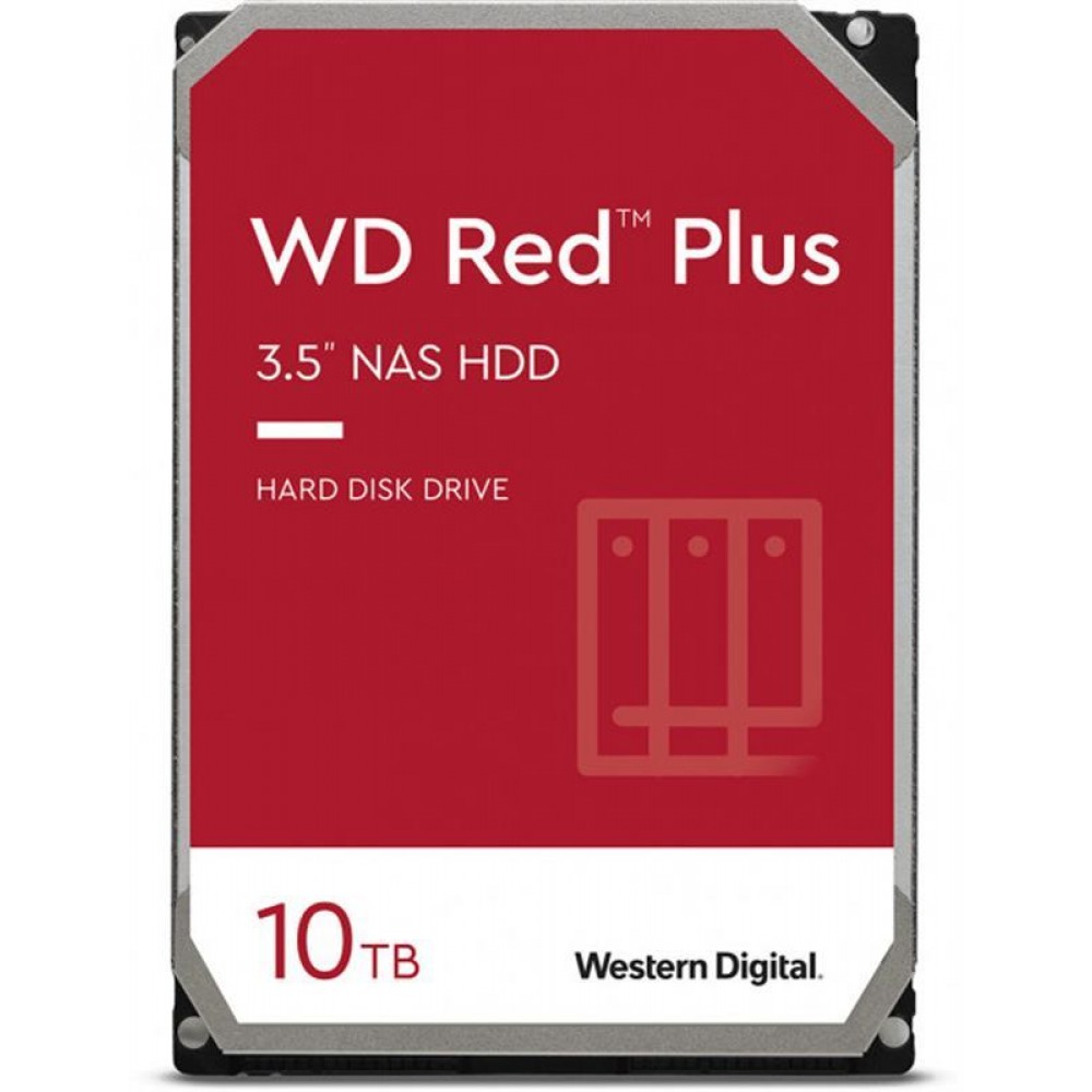 Накопичувач HDD SATA 10.0TB WD Red Plus 7200rpm 256MB (WD101EFBX)