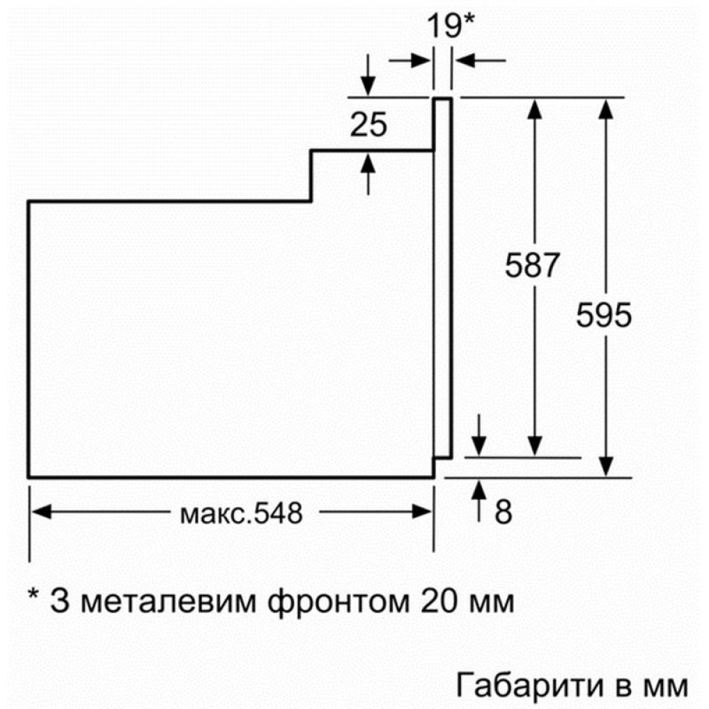 Духова шафа Bosch HBJ517SG0R