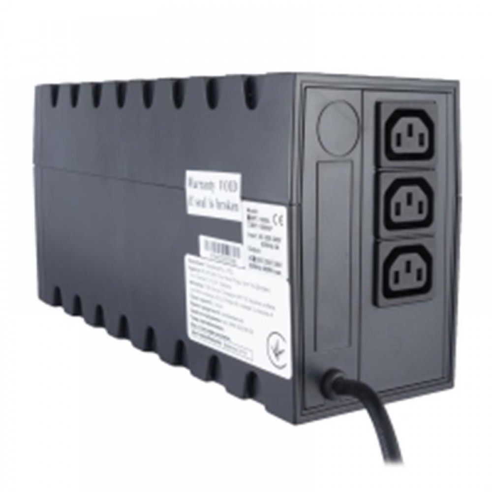 ИБП Powercom RPT-1000AP IEC, Lin.int., AVR, 3 x IEC, пластик (00210227)