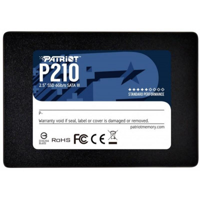 Накопитель SSD 512GB Patriot P210 2.5" SATAIII TLC (P210S512G25)