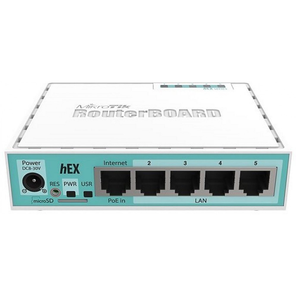 Маршрутизатор MikroTik hEX (RB750Gr3)