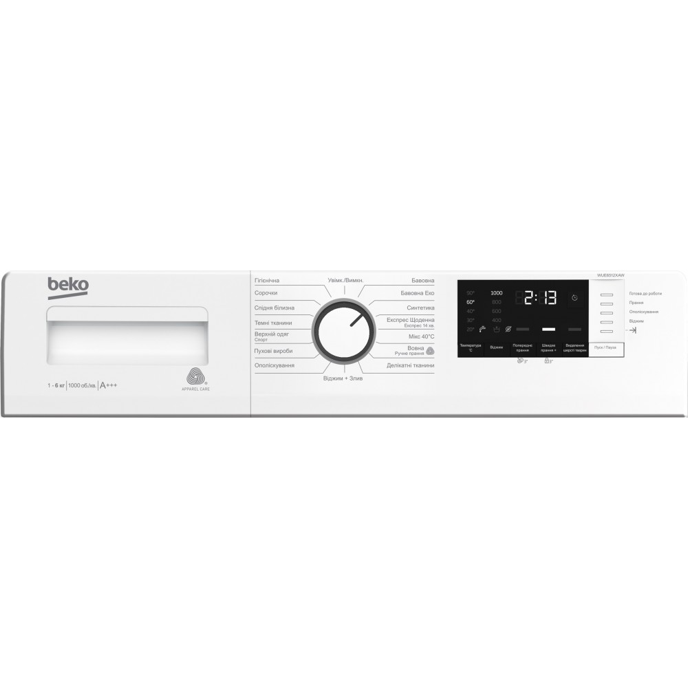 Стиральная машина Beko WUE6512XAW