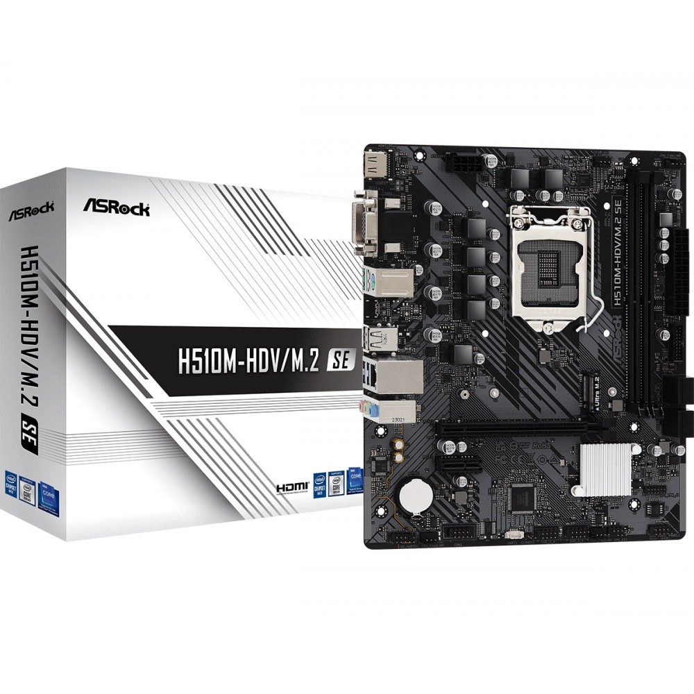 Материнська плата ASRock H510M-HDV/M.2 SE Socket 1200