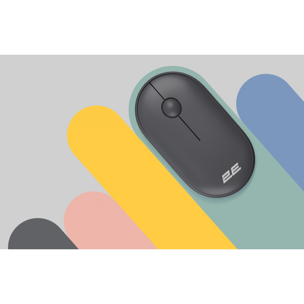Мышь беспроводная 2E MF300 Silent Graphite Black (2E-MF300WBK)