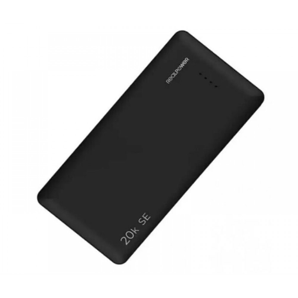 Power Bank RealPower PB-20k SE Powerbank 20000mAh Black (PB-20k)