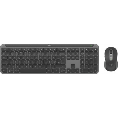 Комплект (клавіатура, миша) бездротовий Logitech Signature Slim Combo MK950 Graphite (920-012490)