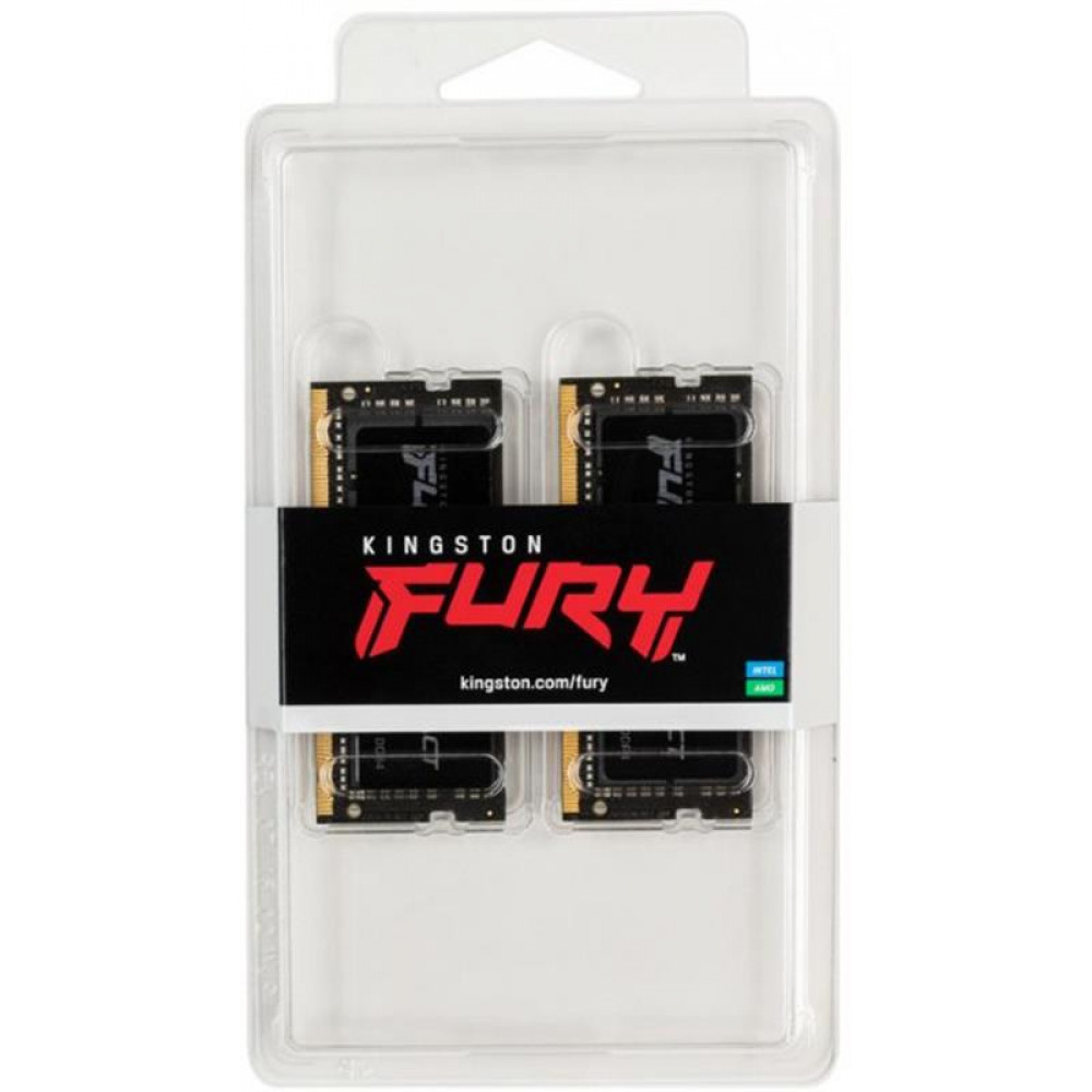 Модуль памяти SO-DIMM 2x8GB/2666 DDR4 Kingston Fury Impact (KF426S15IBK2/16)