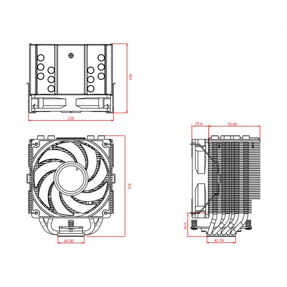 Кулер процессорный ID-Cooling SE-226-XT ARGB