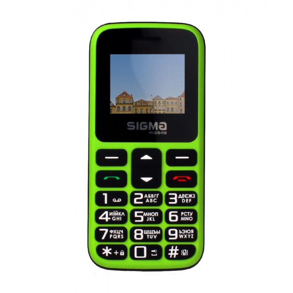 Мобільний телефон Sigma mobile Comfort 50 Hit 2020 Dual Sim Green (4827798120941)