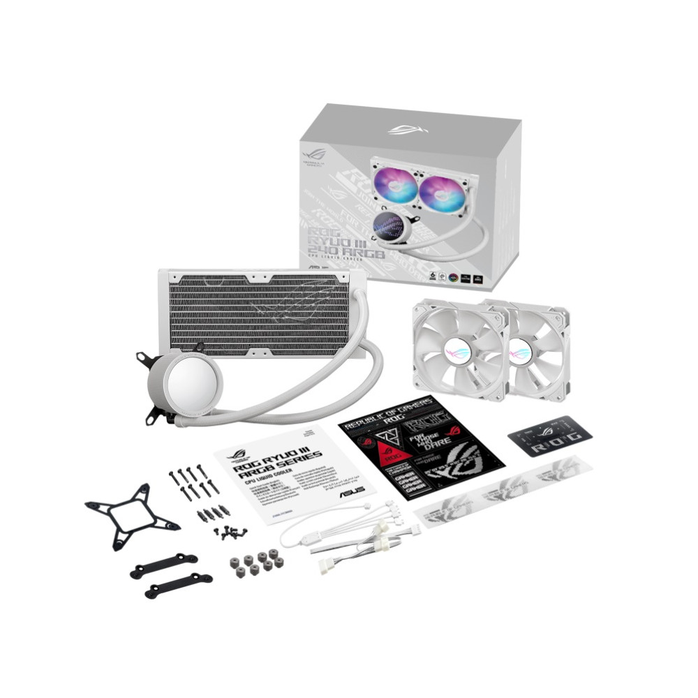 Система водяного охлаждения Asus ROG Ryuo III 240 ARGB White Edition (90RC00J2-M0UAY0)