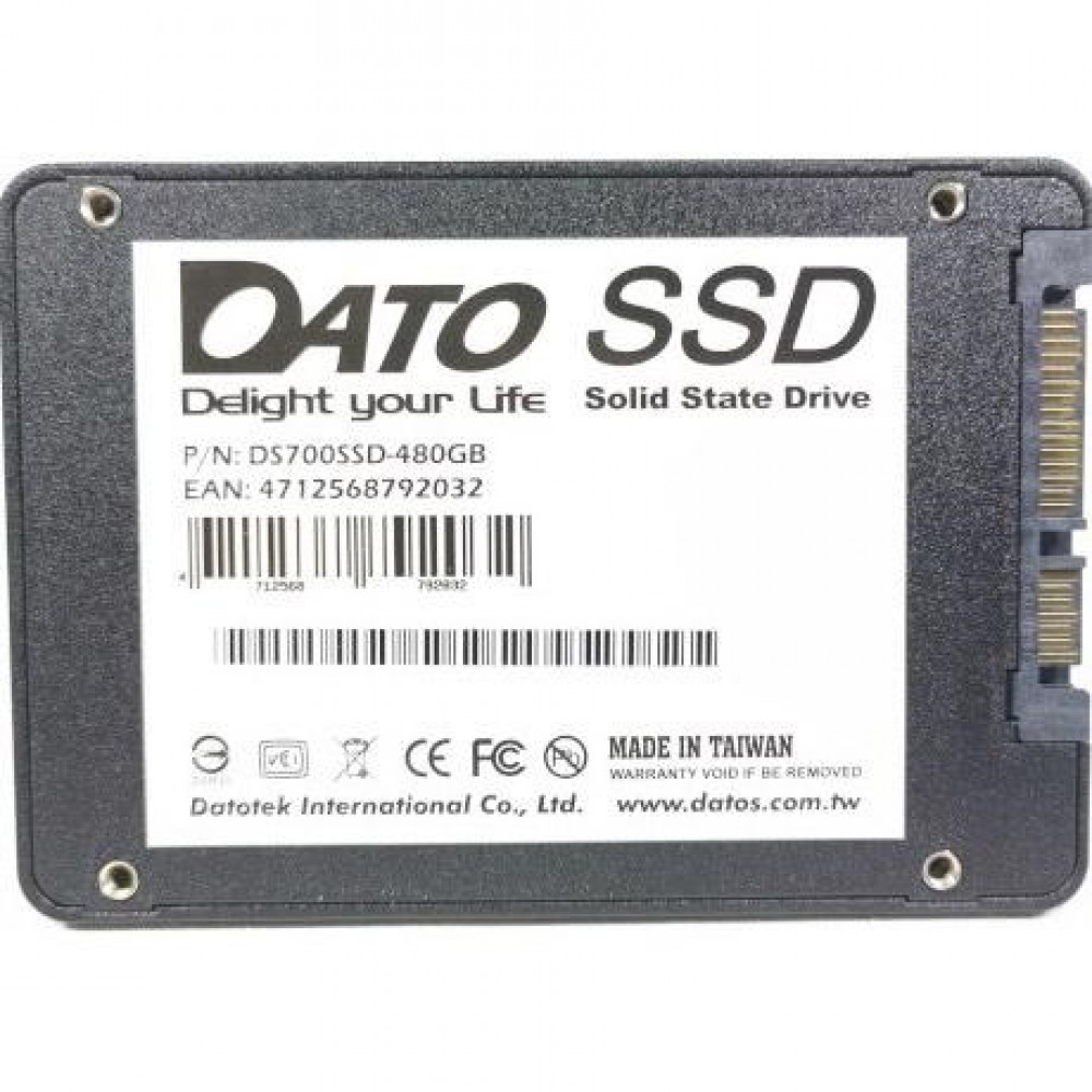 Накопитель SSD 480GB Dato DS700 2.5" SATAIII TLC (DS700SSD-480GB)