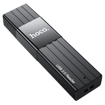 Кардидер USB2.0 Hoco HB20 Black (HB20U2)