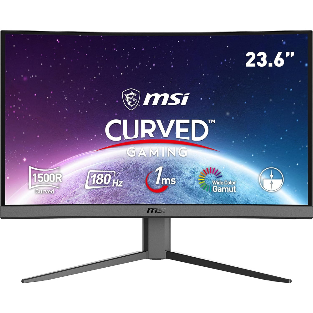 Монитор MSI 23.6" Optix G24C4 E2 VA Black Curved 180Hz