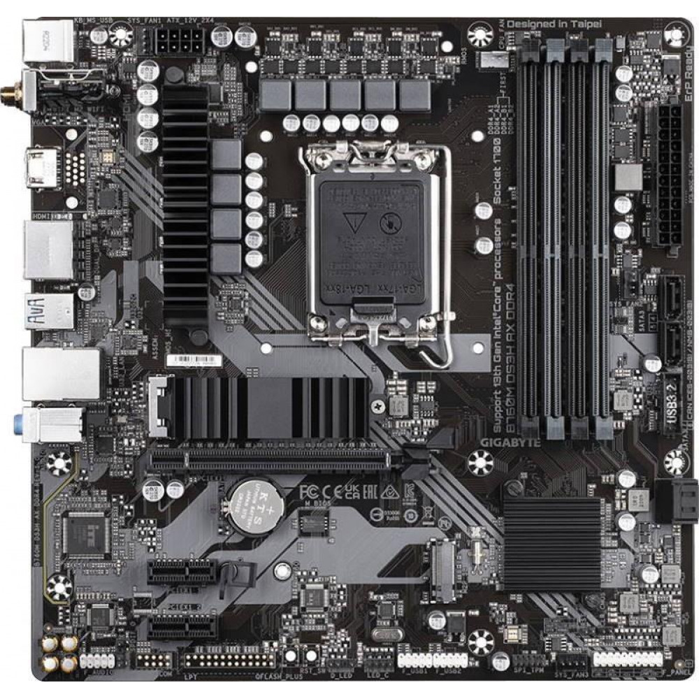Материнская плата Gigabyte B760M DS3H AX DDR4 Socket 1700