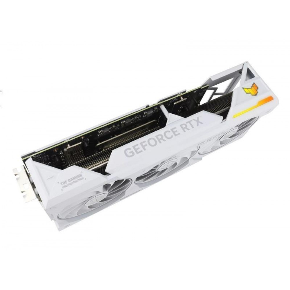 Видеокарта GF RTX 4070 Ti Super 16GB GDDR6X TUF Gaming BTF White Asus (TUF-RTX4070TIS-16G-BTF-WHITE)