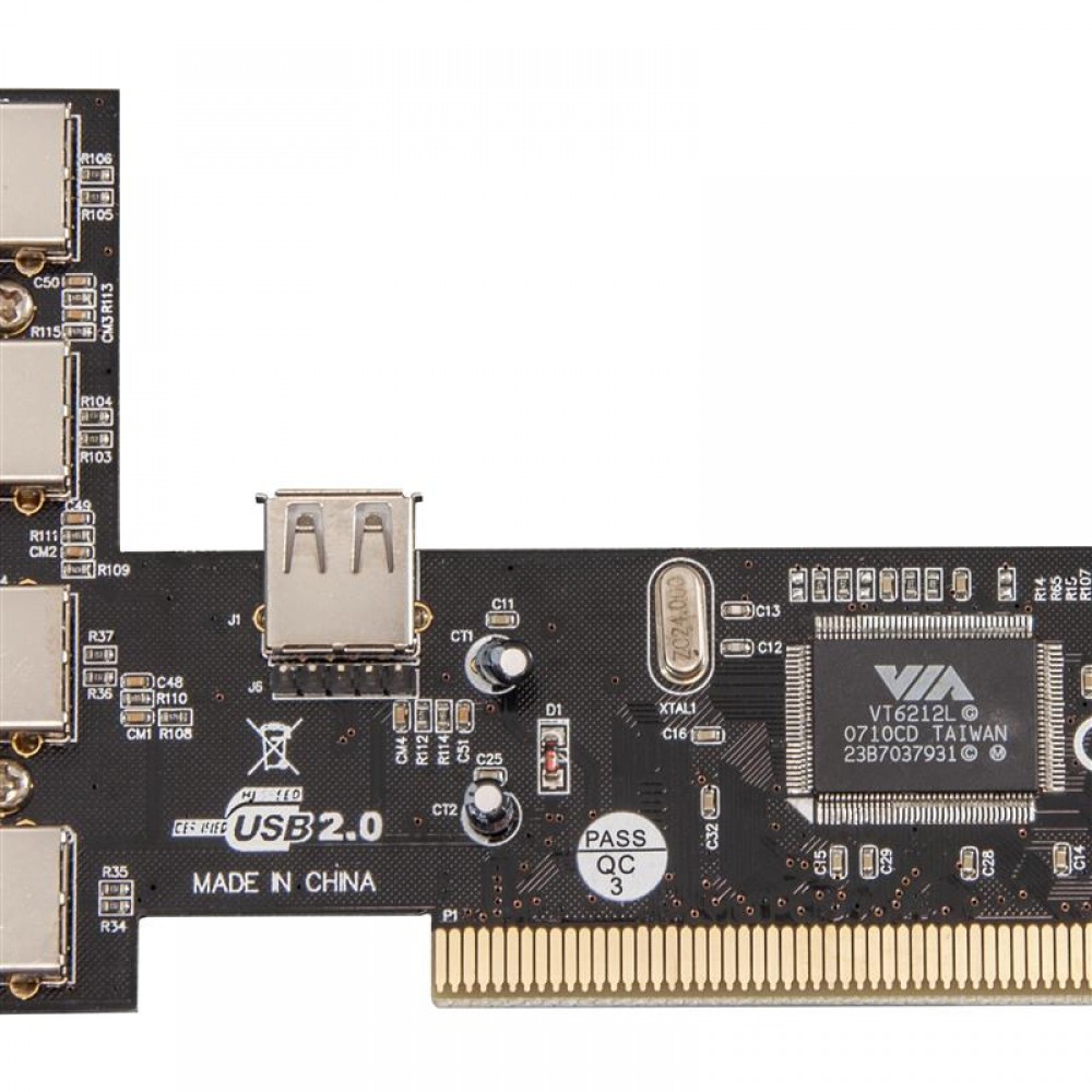 Контроллер Frime VT6212 (ECF-PCItoUSB001) PCI-USB2.0(4+1)