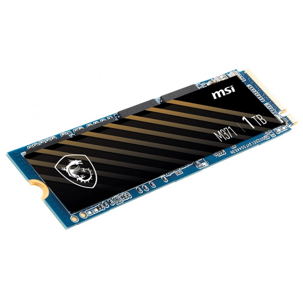Накопитель SSD 1TB MSI Spatium M371 M.2 2280 PCIe 4.0 x4 NVMe 3D NAND TLC (S78-440L870-P83)