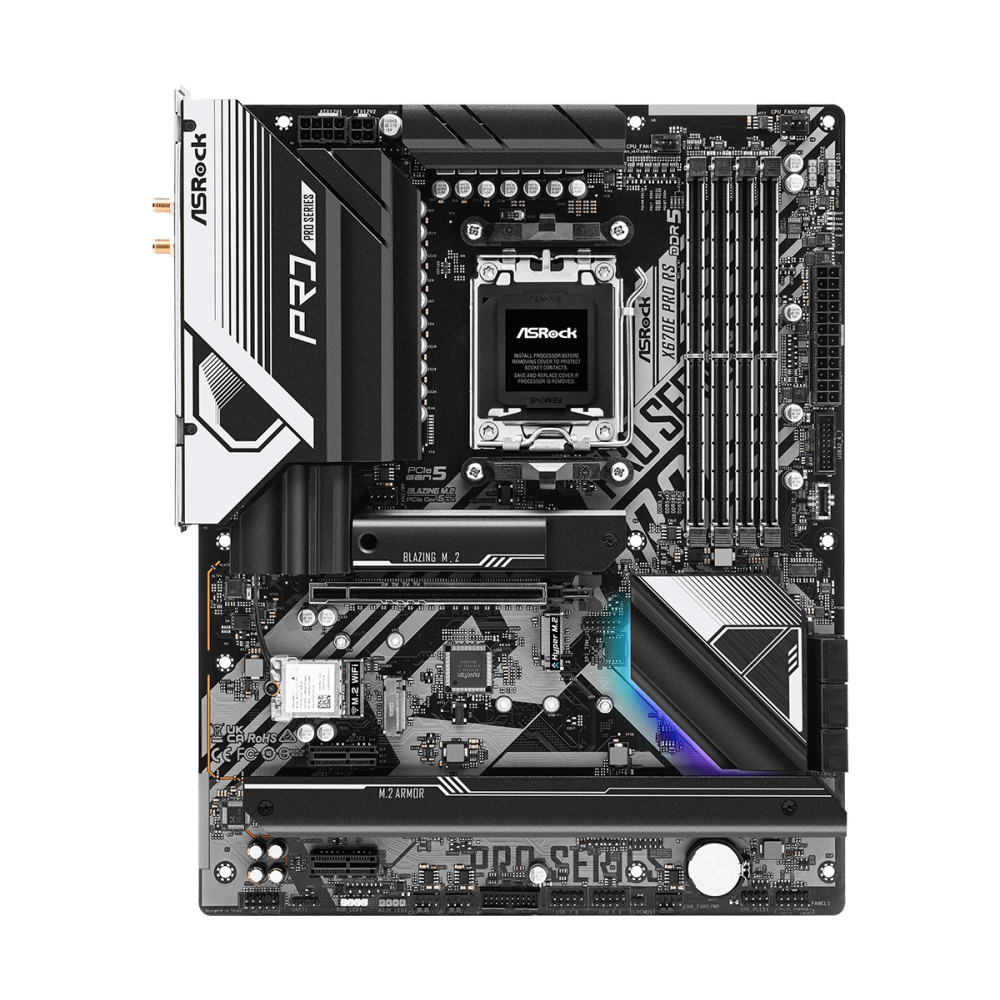 Материнская плата ASRock X670E PRO RS Socket AM5