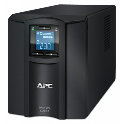 ИБП APC Smart-UPS C 2000VA LCD, Lin.int., AVR, 6 х IEC, USB, металл (SMC2000I)