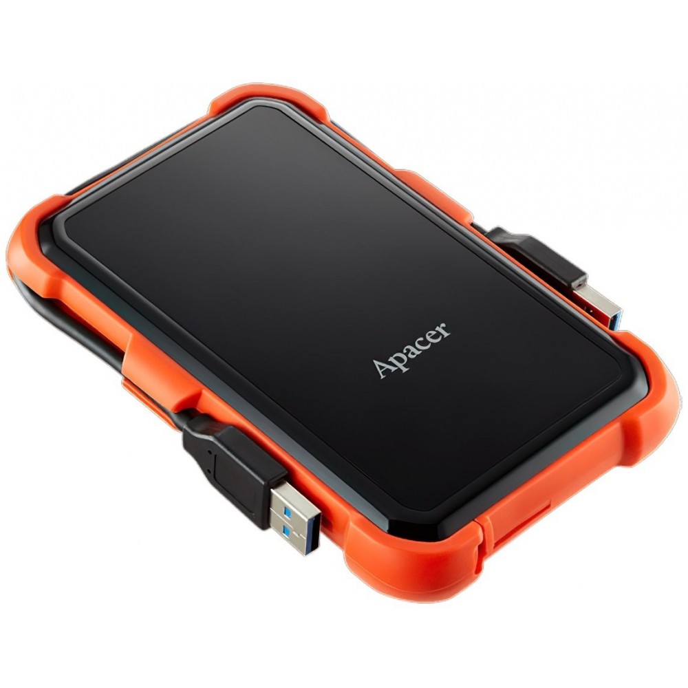 Зовнішній жорсткий диск 2.5" USB 1.0TB Apacer AC630 Black/Orange (AP1TBAC630T-1)