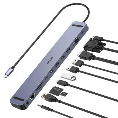 Концентратор Choetech HUB-M20 11 in 1 USB-C Multiport HUB Station