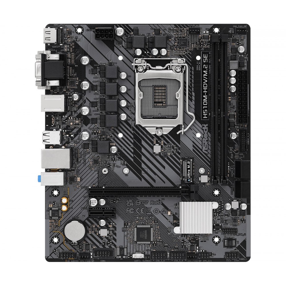 Материнська плата ASRock H510M-HDV/M.2 SE Socket 1200