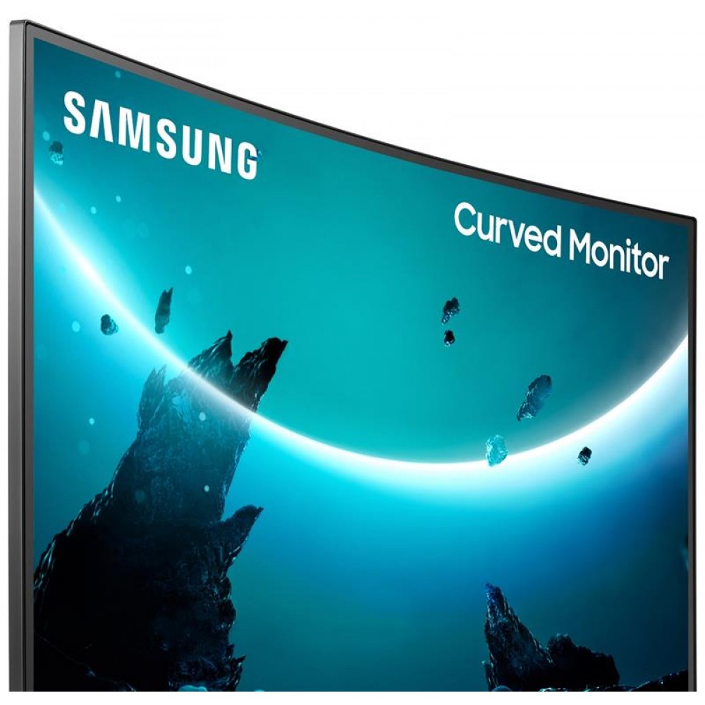 Монитор Samsung 27" C27R500 (LC27R500FHIXCI) VA Dark Gray Curved