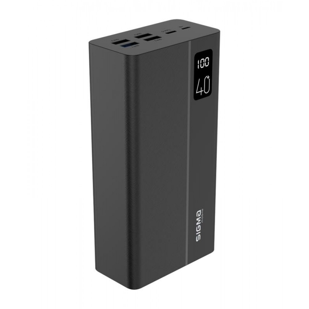 Універсальна мобільна батарея Sigma X-power SI40A3QL 40000mAh black (4827798424117)