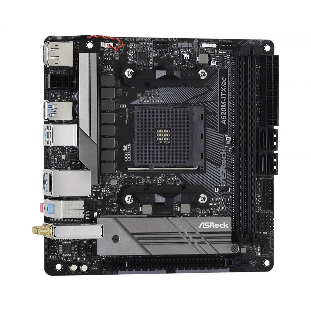 Материнская плата ASRock A520M-ITX/AC Socket AM4