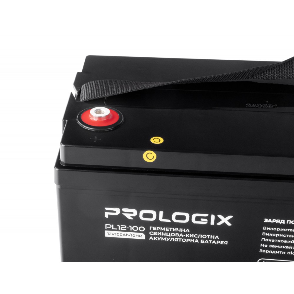 Акумуляторна батарея Prologix 12V 100AH (PL12-100) AGM