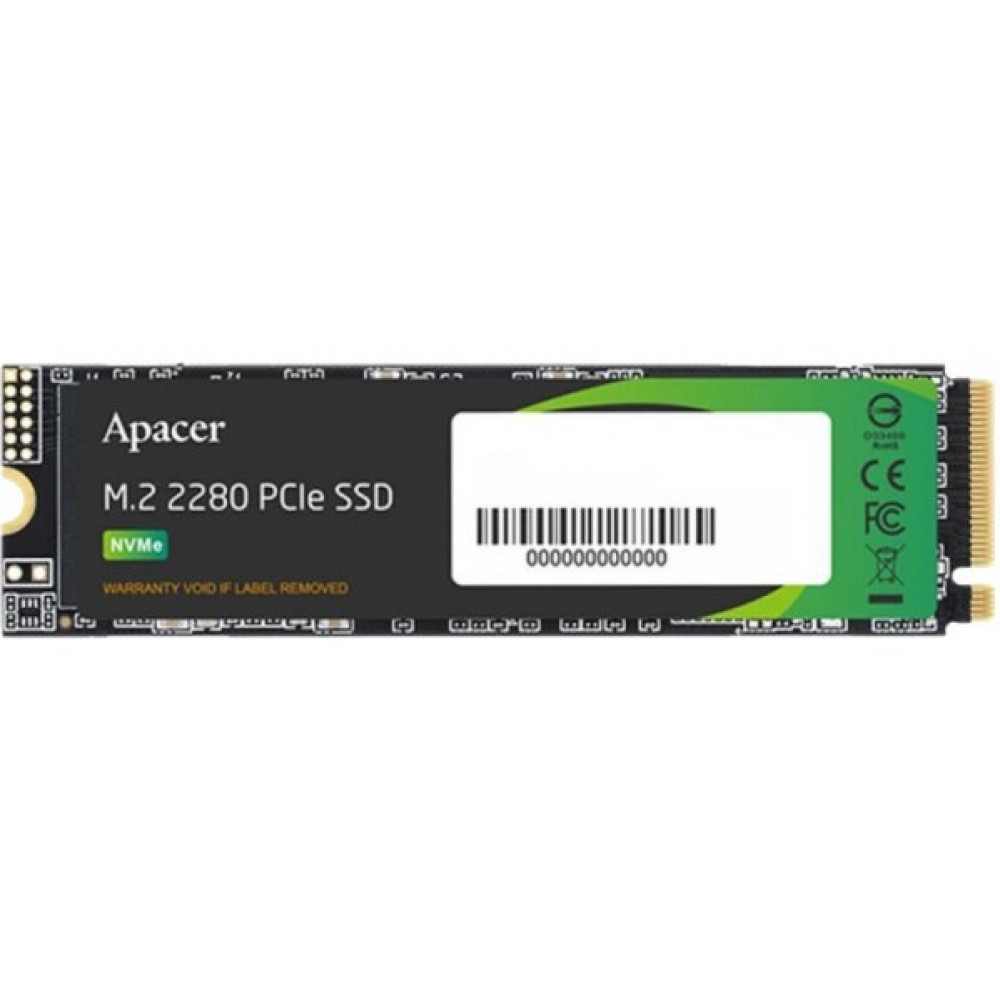 Накопитель SSD 1TB Apacer AS2280P4U M.2 2280 PCIe 3.0 x4 3D TLC (AP1TBAS2280P4U-1)