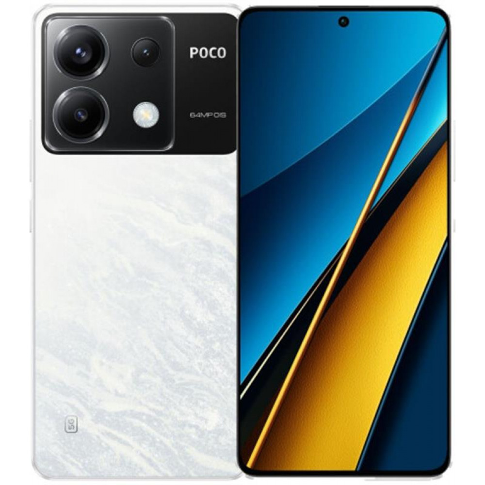 Смартфон Xiaomi Poco X6 5G 12/256GB Dual Sim White EU