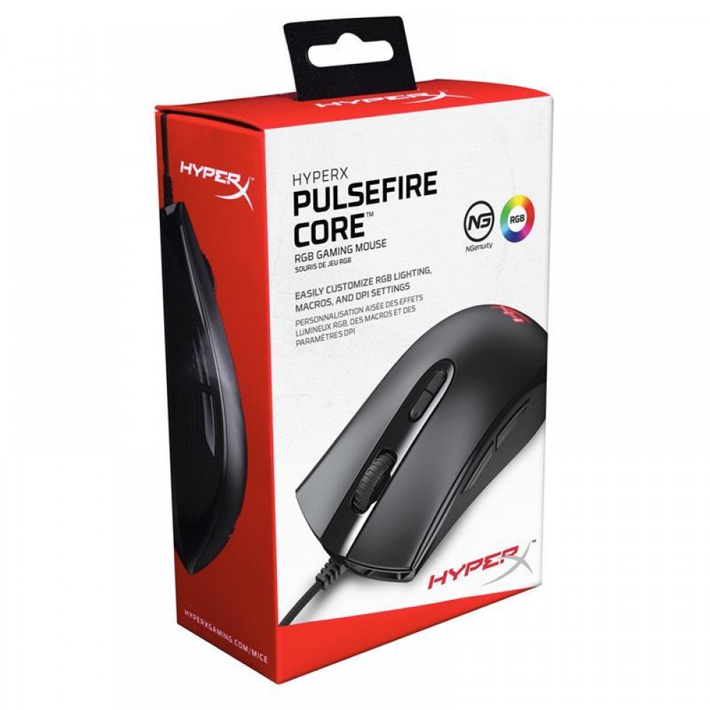 Мышь HyperX Pulsefire Core RGB Black (4P4F8AA)